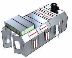ETL-Listed Semi Downdraft Paint Booth